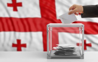 Republic of Georgia ballot box