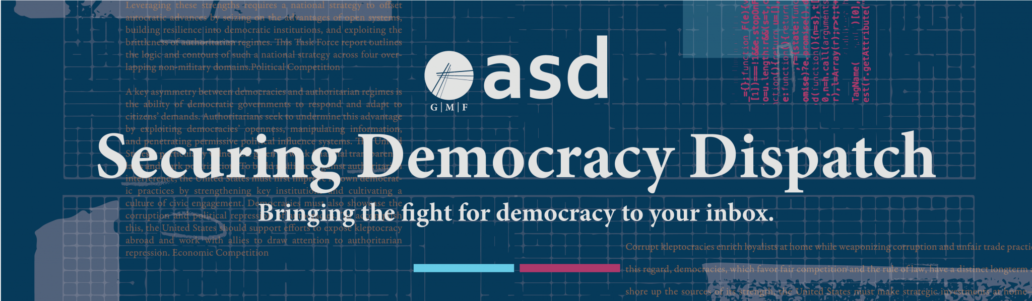 securing democracy dispatch: bringing the fight for democracy to your inbox