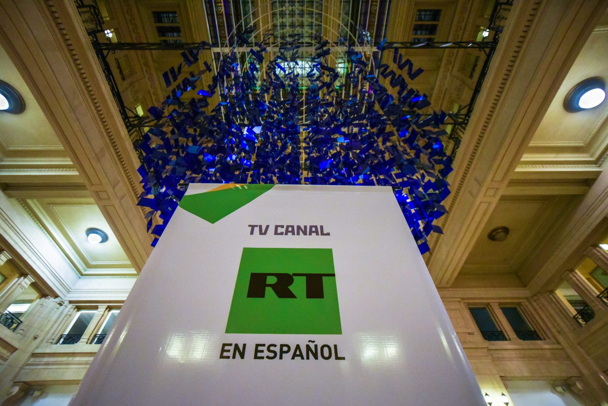 Buenos Aires, Argentina - 19 Sept, 2016: Sneak preview of the documentaries of RT in Buenos Aries, Argentina.